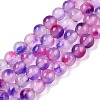 Dyed Natural White Jade Beads Strands G-T140-4mm-A10-1