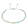 Adjustable Glass Seed Bead Braided Bead Bracelets for Women VT9382-52-1