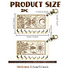 2Pcs 2 Style 8-Position Wood Embroidery Thread Storage Trays DIY-WH0625-001-2