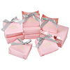 Gold Stamping Thank You Paper Candy Gift Tote Boxes with Ribbon Handle CON-WH0089-252D-1