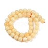 Natural Yellow Calcite Beads Strands G-C251-A01-10mm-3