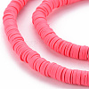 Handmade Polymer Clay Bead Strands CLAY-T002-6mm-45-3