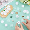 144Pcs Round Transparent Plastic Loose Diamond Packing Small Boxes Sets CON-WH0095-198B-3