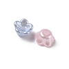 Pearlized ABS Plastic Bead Caps KY-G032-01B-2