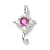 Brass Rhinestone Pendants RB-CBAA948-03P-1