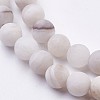 Natural White Agate Bead Strands X-G-J376-02-6mm-3