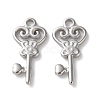 304 Stainless Steel Pendants STAS-L022-555P-1