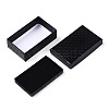 Rhombus Textured Cardboard Jewelry Boxes CBOX-T006-02A-4