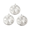 304 Stainless Steel Pendants STAS-A066-02P-4