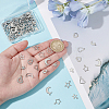 120Pcs 12 Styles Stainless Steel Charms STAS-WR0001-22-3