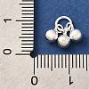 925 Sterling Silver 3 Round Ball Charms STER-L066-03S-3