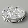 Aluminium Hollow Candle Canister Lids AJEW-WH0312-57B-1