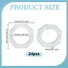 Octagon Acrylic Napkin Rings AJEW-WH0596-803-2