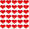 500Pcs  Polyester Sponge Heart Shaped Confetti for Party Decoration DIY-CY0003-21B-7