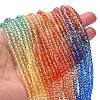 Transparent Painted Glass Beads Strands LS-DGLA-A034-T3mm-A02-2