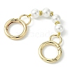 2Pcs Zinc Alloy Spring Gate Rings Bag Extension Chains AJEW-BA00141-3