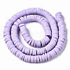Handmade Polymer Clay Beads Strands CLAY-R089-8mm-146-3