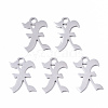 Tarnish Resistant 201 Stainless Steel Pendants STAS-N091-40X-1