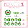 50Pcs 2 Colors Handmade Millefiori Lampwork Beads LAMP-TADJ0001-03D-3