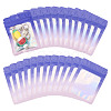 40Pcs Rectangle Glitter Holographic Plastic Resealable Packaging Bags ABAG-TA0001-97B-01-1