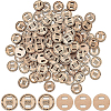 Undyed Wood Connectors Charms WOOD-BC0001-05-1