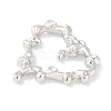 Rack Plating Alloy Crystal Rhinestone Pendants PALLOY-F018-16P-02-2