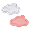 2Pcs 2 Colors Resin Jewelry Plate AJEW-DC0001-51-1