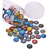 Flatback Glass Cabochons for DIY Projects GGLA-PH0004-27D-1