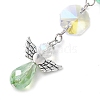 Angel Butterfly Glass Pendants Decirationgs HJEW-JM01936-5