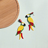 Acrylic Dangle Stud Earrings WGEFE58-01-1