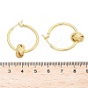Brass Twist Hoop Earrings for Women EJEW-L297-01A-G-5
