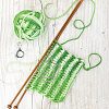 CRASPIRE 2Pcs Bamboo Single Pointed Knitting Needles TOOL-CP0001-38-5