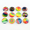 Half Round/Dome Mix Photo Glass Flatback Cabochons for DIY Projects X-GGLA-Q037-10mm-06-1
