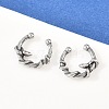 316 Stainless Steel Hoop Nose Rings AJEW-C044-05D-AS-1