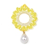 Glass & Brass Pendants PALLOY-MZ01381-4