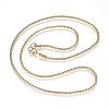 304 Stainless Steel Twisted Chain Necklaces NJEW-D285-22-2
