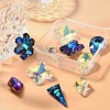 11Pcs K9 Glass Rhinestone Pendants GLAA-TZ0001-02-5