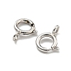 925 Sterling Silver Spring Ring Clasps STER-C005-06P-2