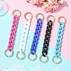 5Pcs 5 Colors Acrylic Twisted Chain Bag Extender Chains FIND-JF00151-1