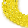 Transparent Electroplate Glass Beads Strands LS-EGLA-A039-T3mm-L21-3