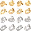 Unicraftale 16Pcs 4 Style 304 Stainless Steel Stud Earring Findings STAS-UN0031-23-1