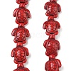 Dyed Synthetic Turquoise Beads Strands G-M152-02-B-2