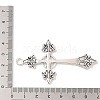 Cross Tibetan Style Alloy Big Pendants X-TIBEP-Q058-04AS-LF-3