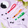 100Pcs 2 Colors Resin Wristband Barbed Buckles DIY-CP0013-75-4