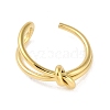 Simple Knotted 304 Stainless Steel Open Cuff Ring for Women Men LS-RJEW-Z038-04G-2