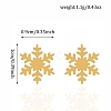 Christmas Snowflake 304 Stainless Steel Stud Earrings FS-WG2939F-02-2