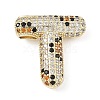 Brass Micro Pave Cubic Zirconia Pendants KK-Z108-02G-T-1