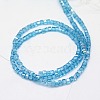 Electroplate Glass Bead Strands EGLA-J028-4x4mm-AB08-2