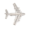 Zinc Alloy Crystal Rhinestone Brooch LS-JEWB-U010-03P-02-1