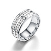 201 Stainless Steel Rhinestone Finger Ring FS-WGE7DD5-02-1